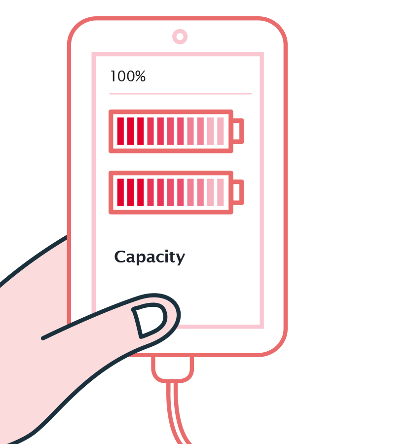 Battery capacity GIF